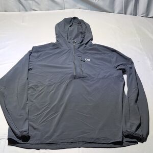 Outdoor Research Mens Astroman Sun Hoodie Windbreaker Black Size M